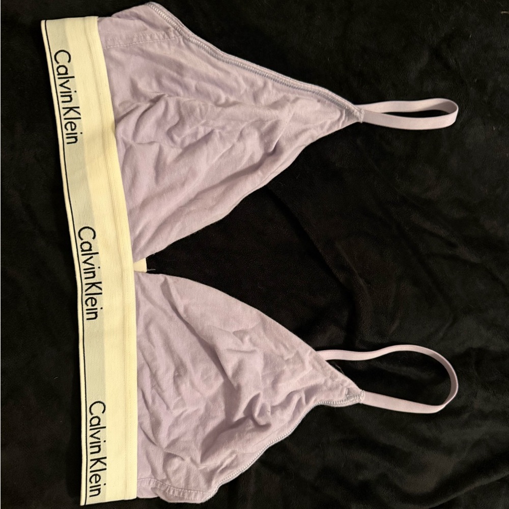 Calvin Klein Light Purple Bralette